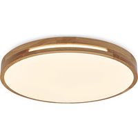 Osram LED Deckenleuchte Orbis Woodburry 39 cm 24W Holzdekor dimmbar