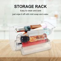 Rangement Bouteilles Vin Empilable - Support Plastique pour Comptoir Cuisine, Cellier ou Réfrigérateur