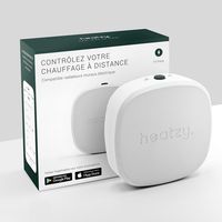 Heatzy – Programmateur de chauffage connecté Wi-Fi – Contrôle à distance – Économies d'énergie jusqu'à 20% – Installation facile