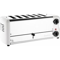 Grille-pain inox 6 fentes, blanc, 2600 W, 220 V - MONO