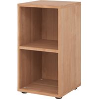 bümö smart Aktenregal - 2 Ordnerhöhen Nussbaum