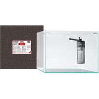 Sera Kit Scaper Cube 64 L + X-Edge 300 + Thermo-Safe - Kit Acuario + Filtro + Alfombrilla Aislamiento Térmico