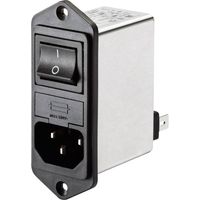 Filtre d'alimentation Schaffner FN 282-1-06 avec interrupteur, avec connecteur femelle pour appareil 250 V/AC 1 A 7.5 m