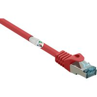 Renkforce RF-5043950 RJ45 Netzwerkkabel, Patchkabel CAT 6a S/FTP 15.00 m Rot Flammwidrig 1 St.