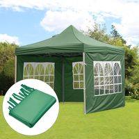 Tentes de jardin, tentes d'extérieur,parois latérales de tente,tentes en toile Oxford,tentes pliables(vert, armature et toile non incluses)