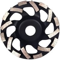Disque diamanté 125 mm, disque de ponçage pour béton, ponçage pour béton, disque de ponçage diamanté extra rapide pour béton, maçonnerie, granit, meule diamantée pour meuleuse