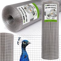 Geschweißtes Edelstahl-Drahtgewebe 304 25x25x2,0 mm für Volieren und Käfige von 1 m²