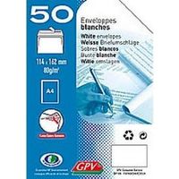 Enveloppes - GPV - 80g - Format 114x162mm - Blanc