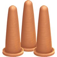 3 tétines pour socle sable 43x100mm TETIBLUE