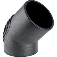 Geberit Silent-db20 Bogen 45, 56mm, PE-S2, Schwarz, 305450141