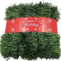 Kunstrasengirlande 1600 cm, weiche und grüne Weihnachtsdekoration für den Innen- und Außenbereich, ideal für Gärten oder Hochzeitsfeiern.