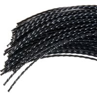 Jardiaffaires – Fil torsadé pour débroussailleuse 3mm – Longueur 35cm – Coupe nette sans éclat – Pour terrains accidentés