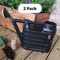 2 of 6.5L Ward Garden Watering Can With Rose - Green