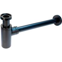 Verchromter Flaschensiphon 1 1/4 schwarz, IDROSPANIA.