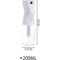 FENOPLASTICAHair Spray Bottle, Ultra-Fine Continuous Water Sprayer for Styling, Cleaning, Plants, Mistling and Skin Care, 200ml