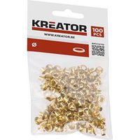 Bolsa 100 ojales ojetes laton 7mm krt616105 kreator