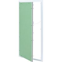Panel de acceso con marco de aluminio y cartón yeso 400x800 mm vidaXL
