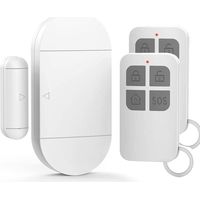 Alarme Magnétique pour Porte et Fenêtre, Détecteur d'Ouverture avec Sirène 130dB