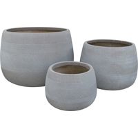 SET 3 PZVASI TULIPANO TAUPE