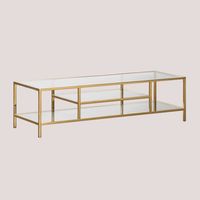Mueble TV en vidrio y acero Amelia SKLUM