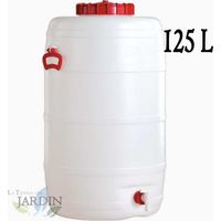 125-Liter-Fass aus Polyethylen in Lebensmittelqualität für Flüssigkeiten und Getränke