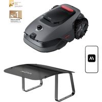 MOVA LiDAX Ultra 1200 – Jusqu’à 1200 m², Abri pour robot tondeuse inclus, LiDAR 3D 360° IA, Cartographie Automatique, Coupe-Bordures