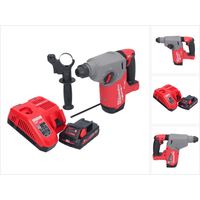 Martello perforatore a batteria Milwaukee M18 FH-301 18 V 2,5 J SDS plus Brushless + 1 batteria da 3,0 Ah + caricabatterie
