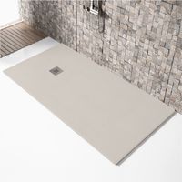 Piatto doccia ultrasottile 90 x 150 cm MARIANA in resina finitura ardesia sabbia