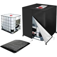 IBC Housse de protection pour réservoir d'eau 1000 l, IBC Container Cover Housse de protection Bâche de protection Convient pour réservoir IBC Réservoir Réservoir Réservoir d'eau de pluie