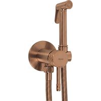 Bidet Faucet Rea Loop Lungo Diamond Brush Copper