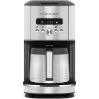Cafetière isotherme programmable 15 tasses 950W inox – Verseuse double paroi – Maintien au chaud jusqu'à 4h – Écran LCD – Riviera & Bar