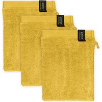 SCHÖNER WOHNEN manopla SENSE - Set de 3 16x21 cm, amarillo