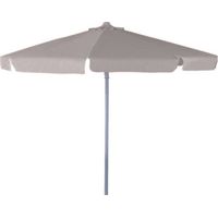 Gloupie Ombrellone Lixy, Rotondo 3 metri con Palo Centrale da 48 mm,Tortora, Struttura in Alluminio Copertura da 160 Gr/M²,