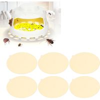 Plaques adhésives anti-mouches universelles - 10 pièces pour pièges à mouches, moustiques et puces