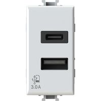 Presa Usb 3.0A Per Bticino Matix (4 Box Cod. 4B.Am.Usb.30)