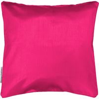 Housse de coussin 60 x 60 cm Shantung Shana fuchsia