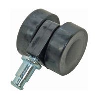 James 40mm Black Double Wheel Roulette per aspirapolvere numerato - 204000