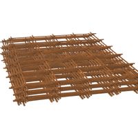 Set rete elettrosaldata ferro grezzo Ø 5 mm maglia 20 x 20 cm fogli 1,5 x 1 m pezzi 15 fogli - confezione 1