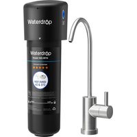 Waterdrop 10UB Système de Filtre à Eau Sous Évier avec Robinet Dédié, 11K Gallons de Filtration D'eau de Grande Capacité, Certifié NSF/ANSI 42, Réduit 99,99% le Plomb, le Chlore, le Mauvais Goût