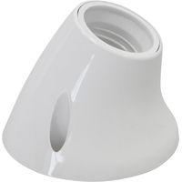 PORTALAMPADA ZOCCOLO CURVO E27 BL - 250 V