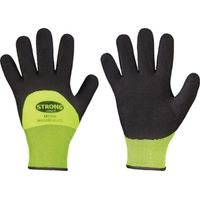 Guantes de protección contra el frío STRONGHAND Mallory / Negro negro / amarillo EN 388 EN 511 EPI II Talla 9 - 0249-09H