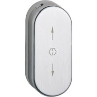 Hoppe – Rosace pour porte en aluminium – Finition inox – Percement pour fenêtre U26 SV – Fixation non visible avec vis M5
