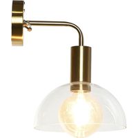 Aplique de pared - DOR - Moderno - Vidrio dorado - Metal - 220V 50W - 20x25x28cm