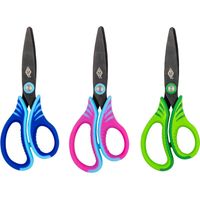 WEDO GRIPY CISEAUX DE PRÉCISION 13 CM AVEC LAMES EN ACIER INOXYDABLE ET REVÊTEMENT PVD, ERGONOMIQUES ET ANTIDÉRAPANTS, LÉGERS, D