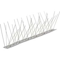 Pic anti-pigeons inox 1m – Protection pour végétaux – Longueur 1m – Hauteur 2,5cm – Largeur 11cm – Elektro 3