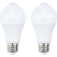 Ampoule LED infrarouge PIR 12 W E27 avec détecteur de mouvement marche/arrêt automatique A60 220 V 1200 lm équivalent à une ampoule halogène 120 W pour escaliers, couloirs et garages (lot de 2)
