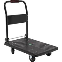 Carrello di trasporto pieghevole - Carico massimo: 150 kg - Carrello di trasporto industriale con ruote silenziose - Carrello di trasporto pieghevole - Ausilio al trasporto