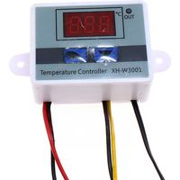 Temperaturregler, DC 12V 120W Digitaler LED-Temperaturregler Modul XH-W3001 Mini-Thermostatschalter mit wasserdichter Sensorsonde