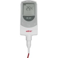 Thermomètre à sonde à piquer (HACCP) ebro TFX 410 1340-5410 -50 à +300 °C sonde Pt1000 conforme HACC