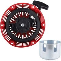 Lanceur pour Moteur Honda GX120 GX160 GX140 GX200 5.5HP 6.5HP, Démarrage à Rappel &43 Tasse de Démarrage Pièces de Rechange Recoil Starter Tirez Le Démarreur,